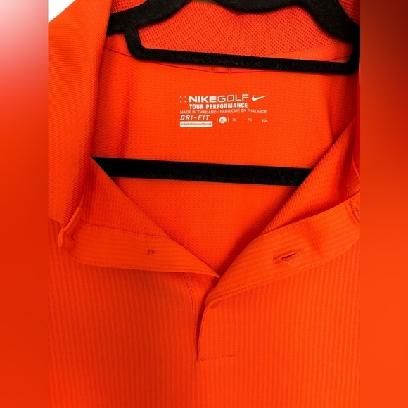 Nike Golf Tour Performance Dri Fit Orange XL - Picture 4 of 8
